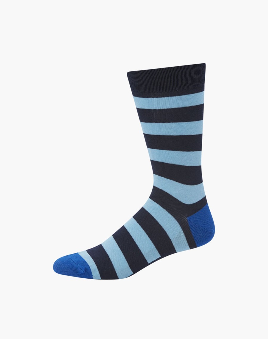 Men BAMBOOZLD | Mens Stripes Bamboo Sock : Fibesocks